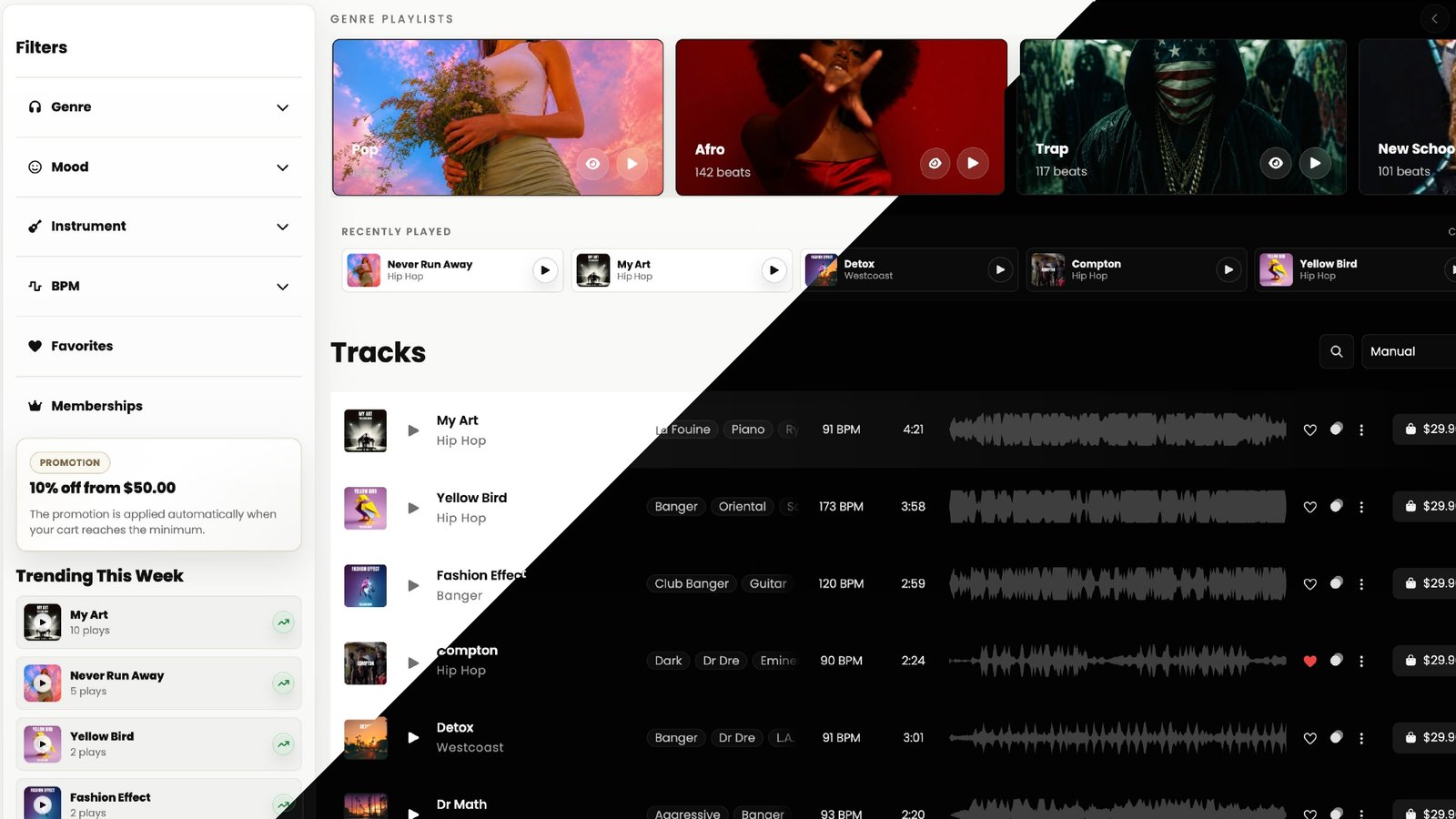 Banaslap music storefront